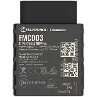 Teltonika FMC003, Auto, GPS-Tracker, Schwarz, Schmutzabweisend, Single SIM, Acrylnitril-Butadien-Styrol (ABS), Kunststoff
