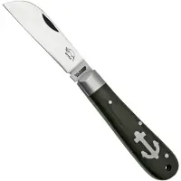 Otter Ankermesser 171 ML Small Carbon, Smoked Oak, Stainless Anchor, Taschenmesser