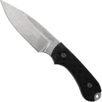Bradford Knives Guardian 3, 3S-001-MC, Textured Black G-10, CPM-Magnacut, Sabre Grind, Stonewash Finish, feststehendes Messer