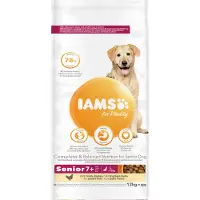 IAMS Senioren-Hundetrockenfutter, große Hühnergröße - für Vitalität