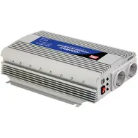 MEAN WELL - Wechselrichter von Gleichstrom auf modifizierte Sinuswelle - 1000 W - Deutscher Stecker