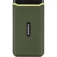 Transcend ESD380C, 1 TB, USB Typ-A auf USB Typ-C, 3.2 Gen 2 (3.1 Gen 2), 2000 MB/s, Passwortschutz, Grün