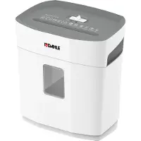 Dahle Aktenvernichter PaperSAFE 100, Partikelschnitt 5 x 18 mm, P-4, 12 l, 5 Blatt Schnittleistung, grau