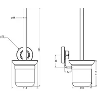 Cornat 3in1 WC-Bürstenhalter Set 671 - Zubehör