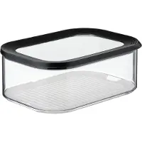Mepal Käsedose Modula 2000 ml - schwarz - Vorratsdose kühlschrank