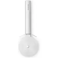 Brabantia Profile Pizzaschneider, Edelstahl, Gebäckschneider ideal zum Schneiden von Pizza und Blechkuchen, Farbe: Matt Steel