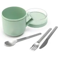 Brabantia Reisebecher Make & Take Suppenbecher To Go - 0,6 l Jade Green