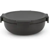 Brabantia Make & Take Salat Brotdose 1,3 L - Kunststoff - Dark Grey