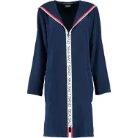 Cawö Bademantel 3101 Uni Reißverschluss Marine Damen-M