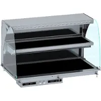 CombiSteel Einbau-Wärmevitrine Wandmodell aus Keramik GN4/1