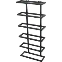 Jax Design | Weinregal Pinot Schwarz Metall 11x27x62 cm | NADUVI