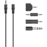 Hama 00305151, 3.5mm, Männlich, 3.5mm, Weiblich, 2,5 m, Schwarz