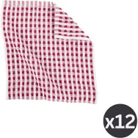 Tiseco Geschirrhandtuch Home Studio Oman Red (6er-Set) - 32 x 35 cm