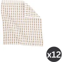 Tiseco Geschirrhandtuch Home Studio Oman Sand (6er-Set) - 32 x 35 cm