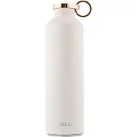 EQUA | Trinkflasche Emily Weiß rostfreier Stahl 7.4x7.4x25.5 cm | NADUVI