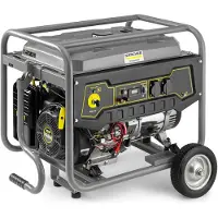 Kärcher Stromerzeuger PGG 3/1, Benzinbetrieb, mobil, 2,8 kW, 15 l, bis 12 h, 74 dB, Spannungsregler, Ölmangel- & Überlastschutz, Elektrostartregler
