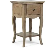 Bizzotto | Nachttisch Domitille naturel MDF 35x35x59 cm | NADUVI