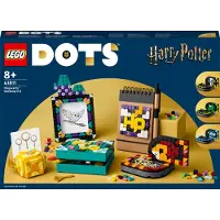 LEGO 41811 DOTS Hogwarts Schreibtisch-Set, DIY Harry Potter Zubehör für die Schule, Bastelset-Deko und Aufnäher, Bastel-Mosiak-Spielzeug-Set für Kinder