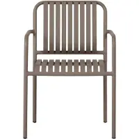 Ebuy24 Stella Gartenstuhl stapelbar Nussbaum Nachbildung.