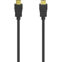 Hama High Speed HDMI-Kabel, 4K, Stecker - Stecker, Ethernet, 1,5 m, Vergoldet