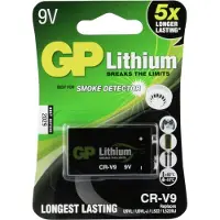 GP Batteries Lithium CR-9V, Einwegbatterie, 9V, Lithium, 9 V, 1 Stück(e), Schwarz