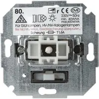 Kopp 806800004, Dimmer, Montierbar, Tasten, Drehregler, Metallisch, IP20, 230 V