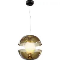 Maytoni Rebel LED Pendelleuchte, Hängeleuchte 6W Gold-Farbe Warmweiss