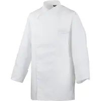 Exner 216 - Kochjacke langarm, mit Druckknöpfen : weiß 100% Baumwolle 230 g/m2 (15) S