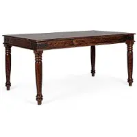 Natur24 Esstisch Jaipur 160 x 90 x 76 cm aus massivem Akazienholz mit Design Tischbeinen