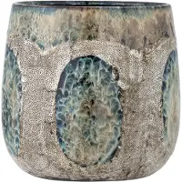 Bloomingville Cophia Blumentopf | Blau | Steingut | 82057657
