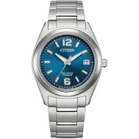 Citizen FE6151-82L Eco Drive Uhr Damenuhr Titan Datum silber