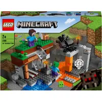 LEGO Minecraft Die verlassene Mine Bauset, Zombiehöhle mit Figuren: Schleim, Steve und Spinne 21166