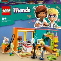 LEGO 41754 Friends Leos Zimmer Backen Spielset, Sammler Spielzeug für Mädchen und Jungen mit Olly Mini-Puppe, Zubehör und Haustier, 2023 Serie Figuren