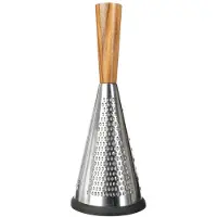 Bigbuy ACACIA CYLINDER GRATER 136225