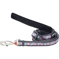 Red Dingo Leine RD 12 mm x 1,8 m - Flamingo Grau