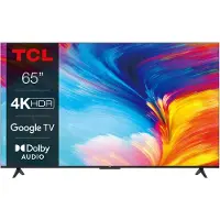 TCL P63 LED TELEVISION 65 65P631 SMART TV 4K UHD, 165,1 cm (65"), 3840 x 2160 Pixel, 4K Ultra HD, LED, Smart-TV, Schwarz