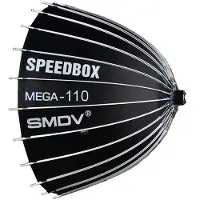 SMDV Speedbox Mega 110 Deep Softbox 110cm Zilver Bowens Mount