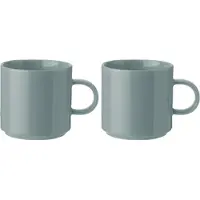 Stelton Tasse Dusty Green 200 ml (2er Set)