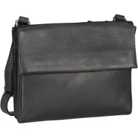 Harold's Leder Umhängetasche Campo Shoulderbag Black schwarz