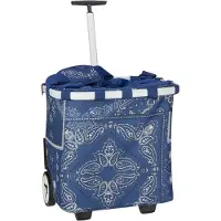 Reisenthel Einkaufstasche carrycruiser frame Bandana Blue (40 Liter)