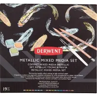 Derwent - Metallic mixed media set