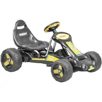 HECHT Tretfahrzeug Kinder Go-Kart Schwarz-Gelb