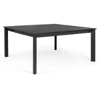 Bizzotto Gartentisch Konnor Aluminium, modern und ausziehbar, anthrazit, für 6–8 Personen