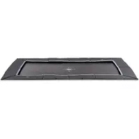 Exit Dynamic Sporttrampolin 244x427cm, Bodentrampolin, Rechteckig, für Kinder, Schwarz