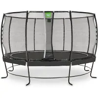 Exit Lotus Premium Trampolin ø427cm, auf Beinen, Rund, Schwarz