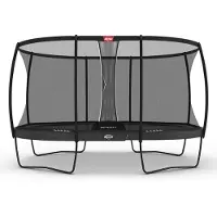 Berg Trampolin Grand Elite Regular 520 + Sicherheitsnetz DLX XL Grau