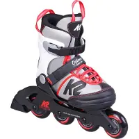 K2 Cadence G Ltd Inlineskates, Grau/Rot, S