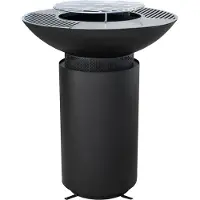 Westmann Stahl Grill Feuerschale Feuerstelle Schwarz 75x75x94 cm
