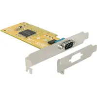 DeLOCK 89592 - 1 Port RS232, seriell, PCI Karte, Low Profile