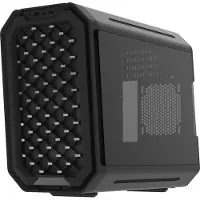 Antec Dark Cube, Midi Tower, PC, Schwarz, ITX, micro ATX, Aluminium, Glas, Edelstahl, Stahl, 17,5 cm